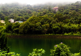 Blue water Lake in Tam Dao